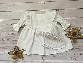 Detské oblečenie - Ľanové šaty pre deti - 15165060_