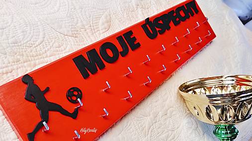Nábytok - 40cm vešiak na medaily - moje úspechy (40cm) - 15166784_