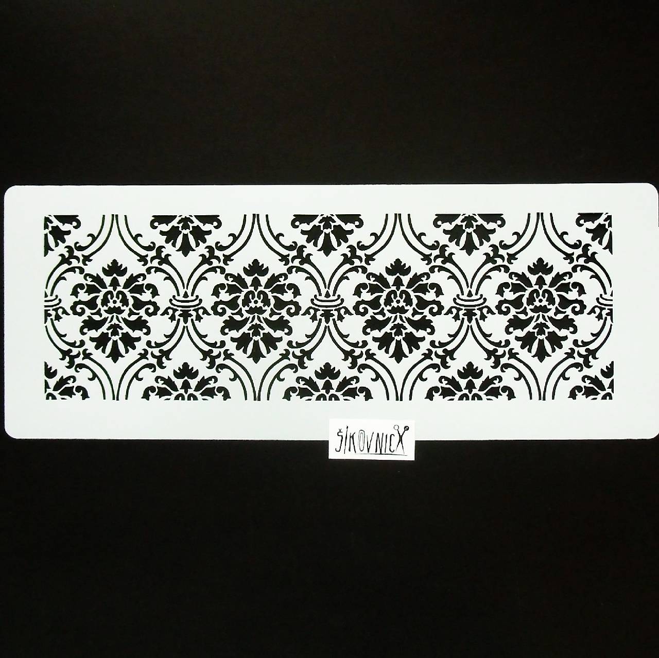 Šablóna - folk, ornament, tapeta, tapetový vzor
