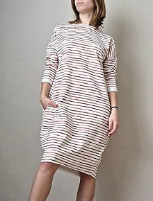 Šaty - Oversize teplákové šaty/tunika SONIA - 15166087_