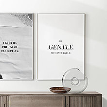 Grafika - Be gentle | plagát - 15169691_