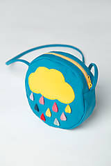 Detské tašky - Pískacia taška Farebný dážď - modrá II. - 15169395_