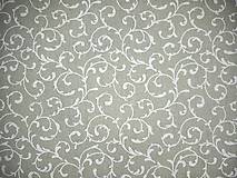 Úžitkový textil - Obrus šedo-zelený 77x34 - 15166881_