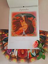 Obrazy - CESTA ŽENY a CYKLICKÁ ŽENA kompletná sada kariet pre ženy, s kalendárom a vykladacou podložkou - 15170545_