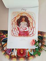 Obrazy - CESTA ŽENY a CYKLICKÁ ŽENA kompletná sada kariet pre ženy, s kalendárom a vykladacou podložkou - 15170553_