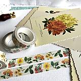 Papier - dekoračná washi páska Kokardy - 15171515_