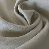 Textil - (21) 100 % predpraný ľan sivý, šírka 140 cm - 15171086_