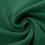 Textil - 100 % ľanový ÚPLET zelená, šírka 160 cm - 15171123_