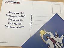 Dobrý obchod - Vianočná pohľadnica Červený nos - 15170389_