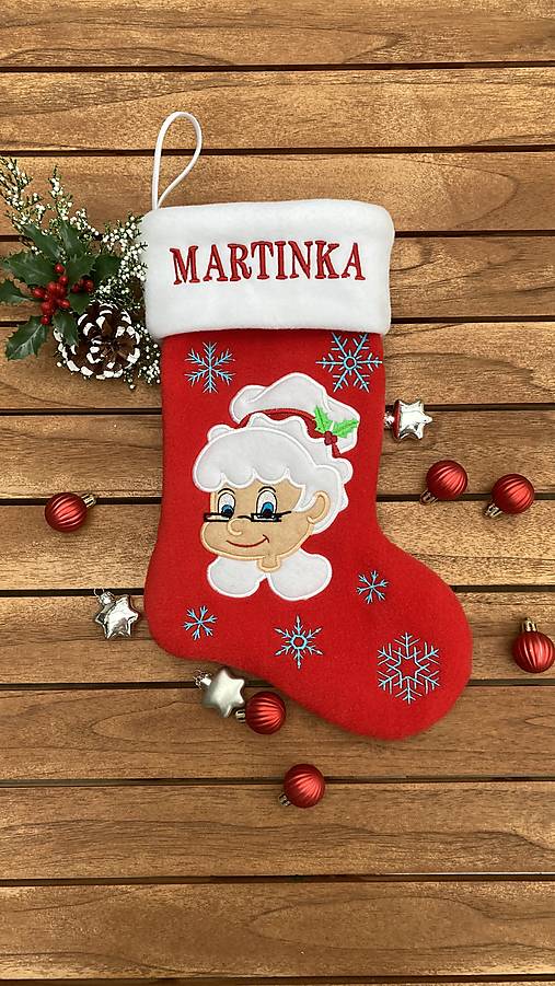 Dekorácie - Mikulášska čižma (Santova zena) - 15170352_