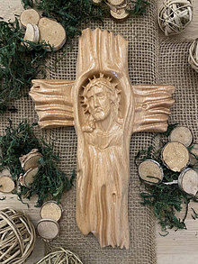 Dekorácie - Kríž Ježiš I. - 15171698_