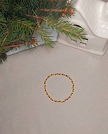 Iné šperky - Vianočná kolekcia (Mini náramok 1) - 15172111_
