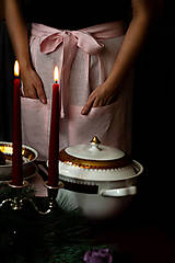 Iné oblečenie - Ľanová zástera - 15171758_