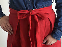 Iné oblečenie - Ľanová zástera - 15171759_