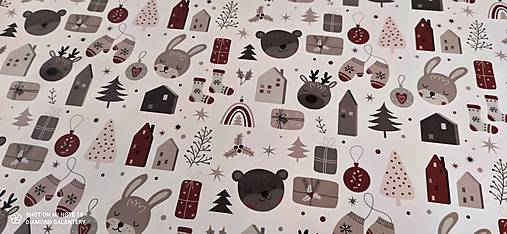  - Baliaci Papier - 1000 x 700 mm - Vianočný (Vianočné Zvieratká) - 15173064_