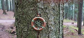 Iné doplnky - wood Mandala napojenia na prírodnú energiu ♥ - 15174260_