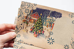 Papier - Obálka " NATUR Vianoce" - 15176118_