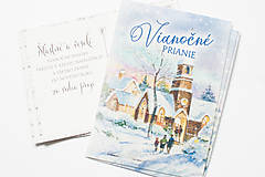 Papier - Pohľadnica " Vianočné prianie " - 15176150_