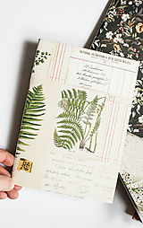 Papiernictvo - Zošit z kolekcie " Botany" - 15176215_