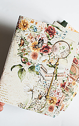 Papiernictvo - Zošit z kolekcie " Botany" - 15176225_