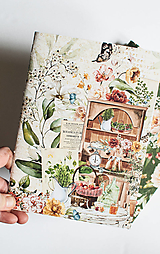 Papiernictvo - Zošit z kolekcie " Botany" - 15176236_