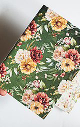 Papiernictvo - Zošit z kolekcie " Botany" - 15176244_