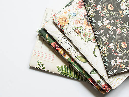 Papiernictvo - Zošit z kolekcie " Botany" - 15176214_