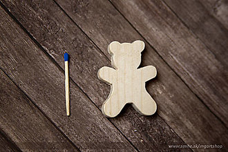 Hračky - Macko - drevená hračka / ozdoba - 15179740_