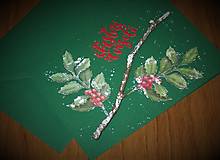 Papiernictvo - Vianočná pohľadnica Šťastné a veselé - 15178736_