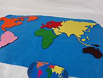 Hračky - Mapa sveta (Mapa sveta s komodou) - 15179735_