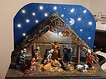 Dekorácie - Vianočný betlehem 1 - 15177715_