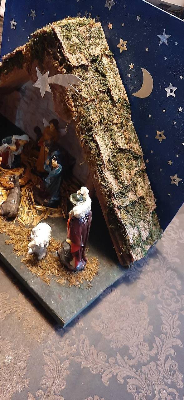 Osvetleny Vianočný betlehem 1