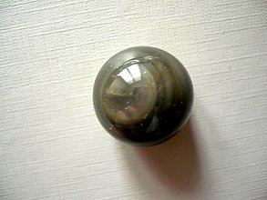 Minerály - Kulička - obsidián duhový 22 mm, č.22s - 15177345_