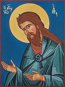 Obrazy - Ikona svätého Jána Krstiteľa - 15179051_