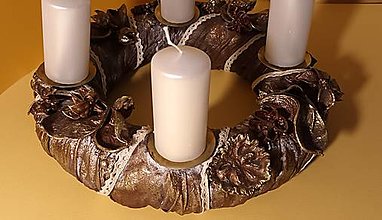 Svietidlá a sviečky - Adventný veniec III - 15180200_