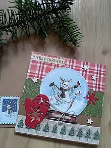 Papiernictvo - Vianočná pohľadnica/SKLADOM - 15180451_
