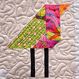 Úžitkový textil - Patchworková deka/přehoz – ptačí ráj - 15180245_