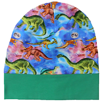 Detské čiapky - čepice dinosauři zelená - 15181831_