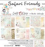 Papier - Scrapbook papier Safari Friends 12 x 12 - 15185004_