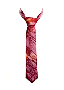 Pánske doplnky - Luxusná ručne maľovaná kravata100% hodvábny Satén - 15185889_