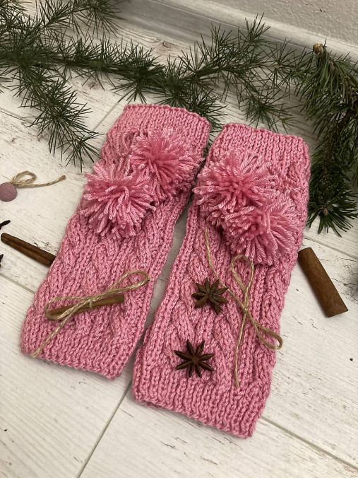 Detské doplnky - štucne,štucničky pre dievčičky.../ pink -veľk.3/ - 15183840_