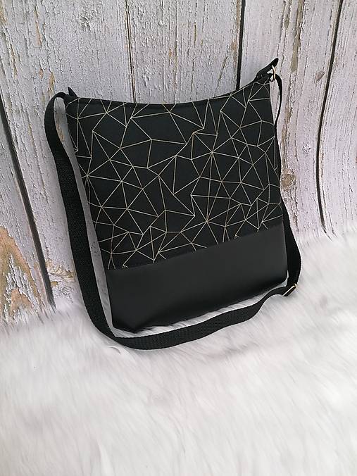 Crossbody (Zlatý geo vzor)