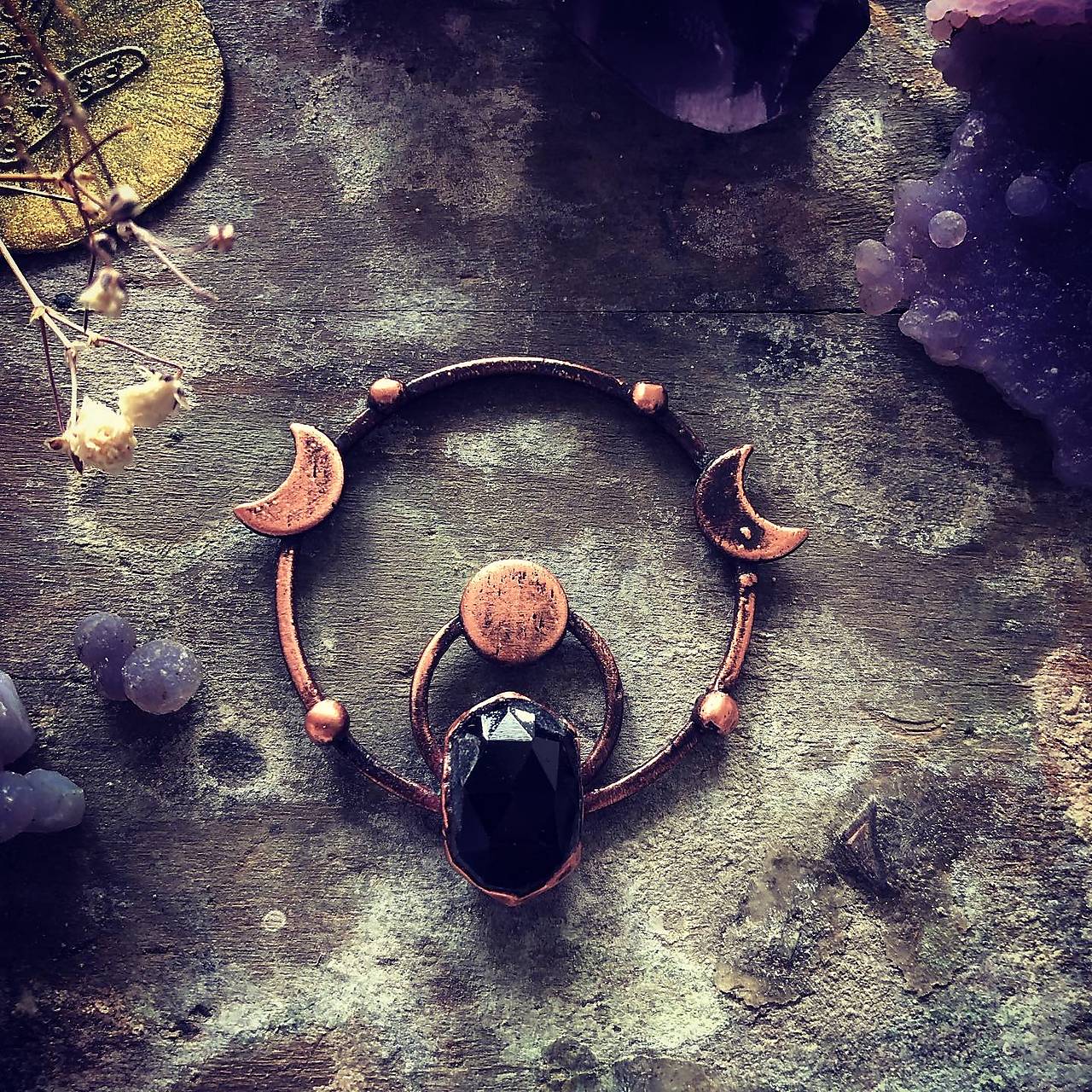 Medený prívesok Vesmír - kolekcia Alchemy