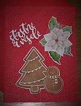 Papiernictvo - Vianočná pohľadnica Šťastné a veselé - 15189565_
