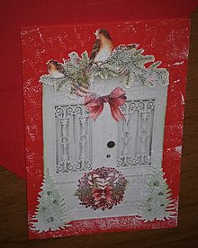 Papiernictvo - Vianočná pohľadnica - 15189572_