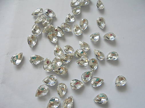 Komponenty - kabošon sklo 7x10mm  - 15190200_