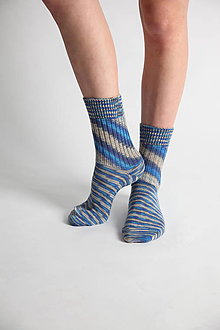 Ponožky, pančuchy, obuv - Vlnené ponožky - 15193289_
