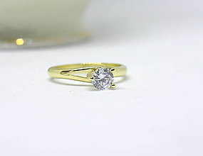 Prstene - Zlaté šperky na objednávku (zásnubný prsteň) - 15194210_