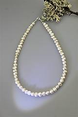 Náhrdelníky - perly pravé náhrdelník - 15196228_