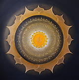 Obrazy - Mandala SLNKO V DUŠI 60 x 60 (60 x 60 cm) - 15196865_
